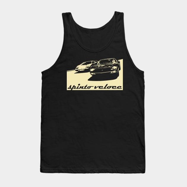 Miura Countach Tank Top by retroracing